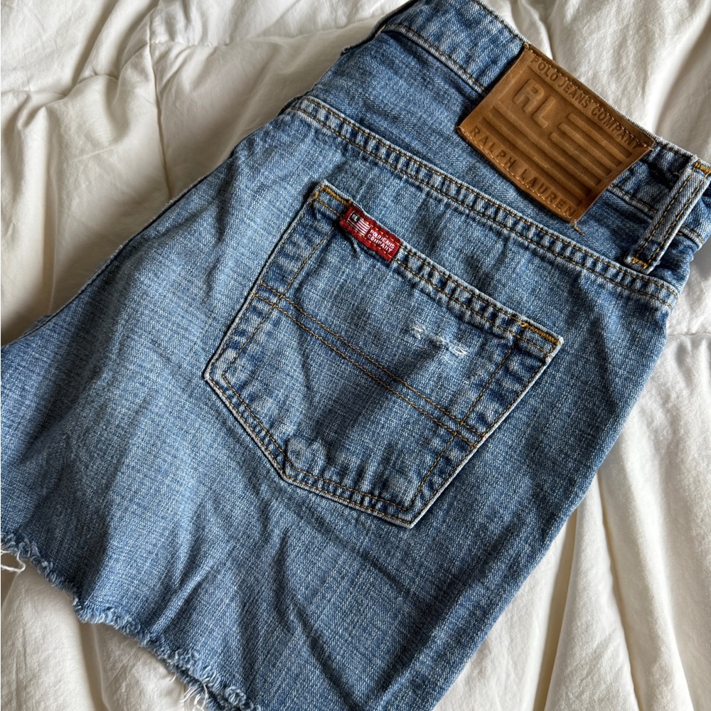 Vintage 90's Polo Ralph Lauren Denim Shorts, US 6
